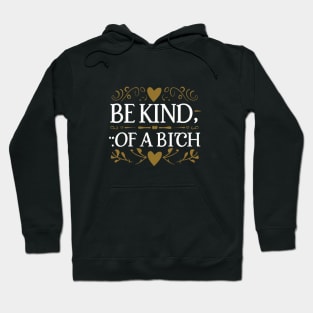 Funny Saying be kind of a bitch Hoodie